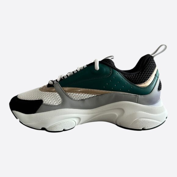 Dior White & Multicolor B22 Sneakers - Picture 6 of 8